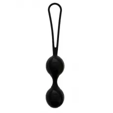 Чёрные вагинальные шарики GOOD VIBES THE PERFECT BALLS черный 