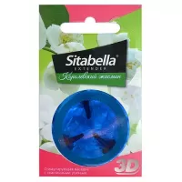 Насадка стимулирующая Sitabella 3D  Королевский жасмин  с ароматом жасмина синий 