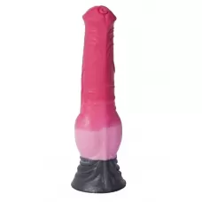 Розовый фаллоимитатор  Пони  - 24,5 см розовый 