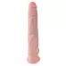 Телесный фаллоимитатор-гигант 14  Cock with Balls - 37,5 см телесный 