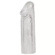 Удлиняющая насадка на пенис Mega Dick Sleeve Transparent прозрачный 