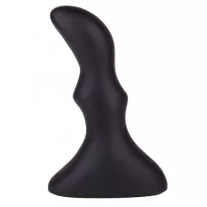 Чёрный плаг изогнутой формы - 10 см черный 