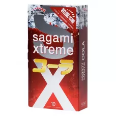 Ароматизированные презервативы Sagami Xtreme Cola - 10 шт прозрачный 