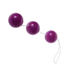 Фиолетовые вагинальные шарики на веревочке фиолетовый 