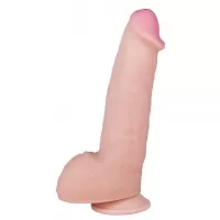 Реалистичный фаллоимитатор  на присоске REAL Next № 27 - 23 см телесный 