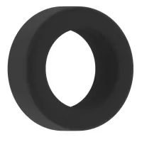 Чёрное эрекционное кольцо Cockring No.39 черный 