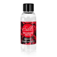 Массажное масло Silk с ароматом иланг-иланга - 50 мл  