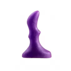 Фиолетовый анальный стимулятор Small ripple plug - 10 см фиолетовый 
