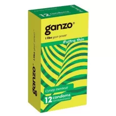 Ультратонкие презервативы Ganzo Ultra thin - 12 шт  