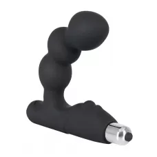 Стимулятор простаты с вибрацией Rebel Bead-shaped Prostate Stimulator черный 