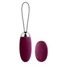 Фиолетовое виброяйцо Elva с пультом ДУ фиолетовый 