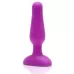 Анальная вибропробка NOVICE REMOTE CONTROL PLUG FUCHSIA - 10,2 см лиловый 