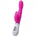 Ярко-розовый вибратор ToyFa A-toys с клиторальным стимулятором - 20 см ярко-розовый 