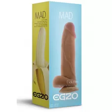 Ультра реалистичный фаллоимитатор Mad Banana - 20 см телесный 