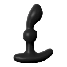 Чёрный вибромассажер простаты P-Motion Massager - 15,2 см черный 