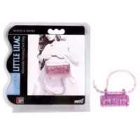 Эрекционное кольцо с вибратором LITTLE LILAC фиолетовый 