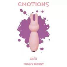 Розовый мини-вибратор с ушками Emotions Funny Bunny Light pink розовый 