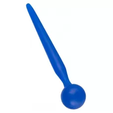 Синий уретральный стимулятор Penis Plug - 9,6 см синий 