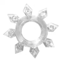 Прозрачное эрекционное кольцо Rings Gear прозрачный 