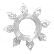 Прозрачное эрекционное кольцо Rings Gear прозрачный 