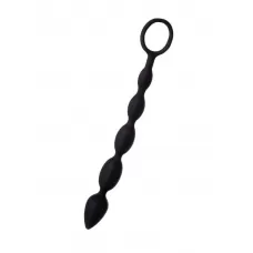 Черная анальная цепочка A-toys - 27,6 см черный 