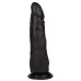 Чёрный фаллоимитатор на присоске - 17,5 см черный 