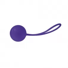 Фиолетовый вагинальный шарик Joyballs Trend Single с петелькой фиолетовый 