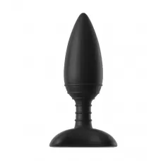 Чёрная вибровтулка NEXUS ACE SMALL с дистанционным управлением - 10 см черный 