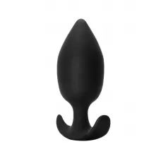 Чёрная анальная пробка Insatiable - 10,5 см черный 