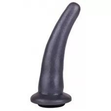 Анальная насадка Smooth - 14,5 см черный 