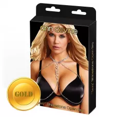 Золотистое украшение для груди SEXY золотистый 