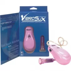 Розовый вибростимулятор для сосков VibroSux розовый 