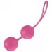 Нежно-розовые вагинальные шарики Joyballs Trend с петелькой нежно-розовый 