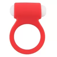 Красное эрекционное виброкольцо LIT-UP SILICONE STIMU RING 3 RED красный 