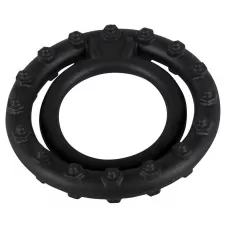 Чёрное кольцо для пениса Steely Cockring черный 