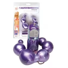 Двусторонний фиолетовый вибромассажёр Purple Goddess фиолетовый 