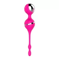 Розовый вагинальные шарики с вибрацией NAGHI NO.17 RECHARGEABLE DUO BALLS розовый 