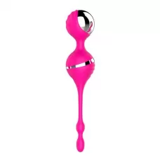 Розовый вагинальные шарики с вибрацией NAGHI NO.17 RECHARGEABLE DUO BALLS розовый 