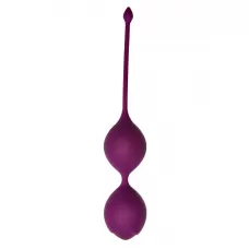 Фиолетовые вагинальные шарики Кегеля со смещенным центом тяжести Delta фиолетовый 