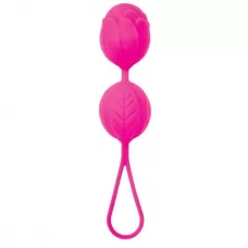 Розовые вагинальные шарики с петелькой для извлечения розовый 