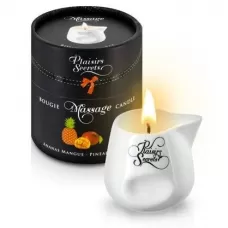 Массажная свеча с ароматом манго и ананаса Bougie de Massage Ananas Mangue - 80 мл белый 