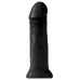 Черный фаллоимитатор на присоске 11  Cocks - 28 см черный 