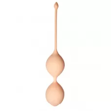 Телесные вагинальные шарики Кегеля со смещенным центом тяжести Delta телесный 