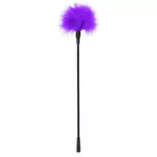 Щекоталка с фиолетовым пушком на кончике - 41,5 см черный с фиолетовым 