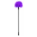 Щекоталка с фиолетовым пушком на кончике - 41,5 см черный с фиолетовым 