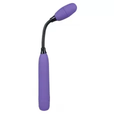 Вибропуля на гнущейся ручке Mr.Flex фиолетовый 
