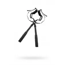 Чёрный бондажный комплект Romfun Sex Harness Bondage на сбруе черный 