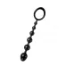 Анальная цепочка черного цвета A-toys - 19,8 см черный 