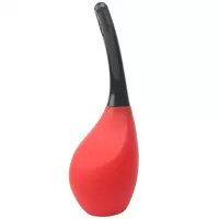 Анальный душ MENZSTUFF 310ML ANAL DOUCHE RED/BLACK красный с черным 
