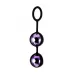 Фиолетово-черная вагинальные шарики TOYFA A-toys фиолетовый с черным 